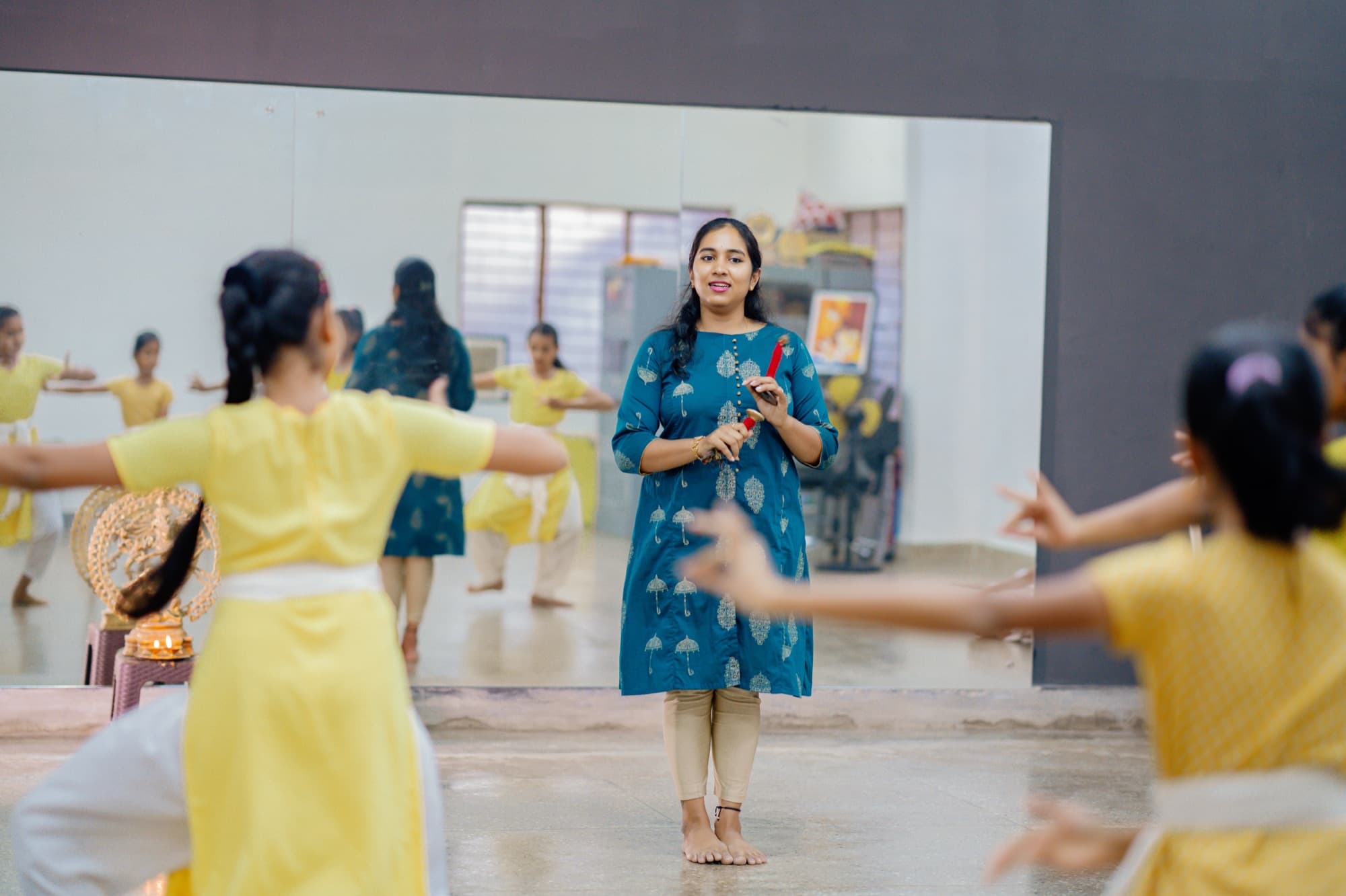 Faculty teaching a class at Anura Academy
