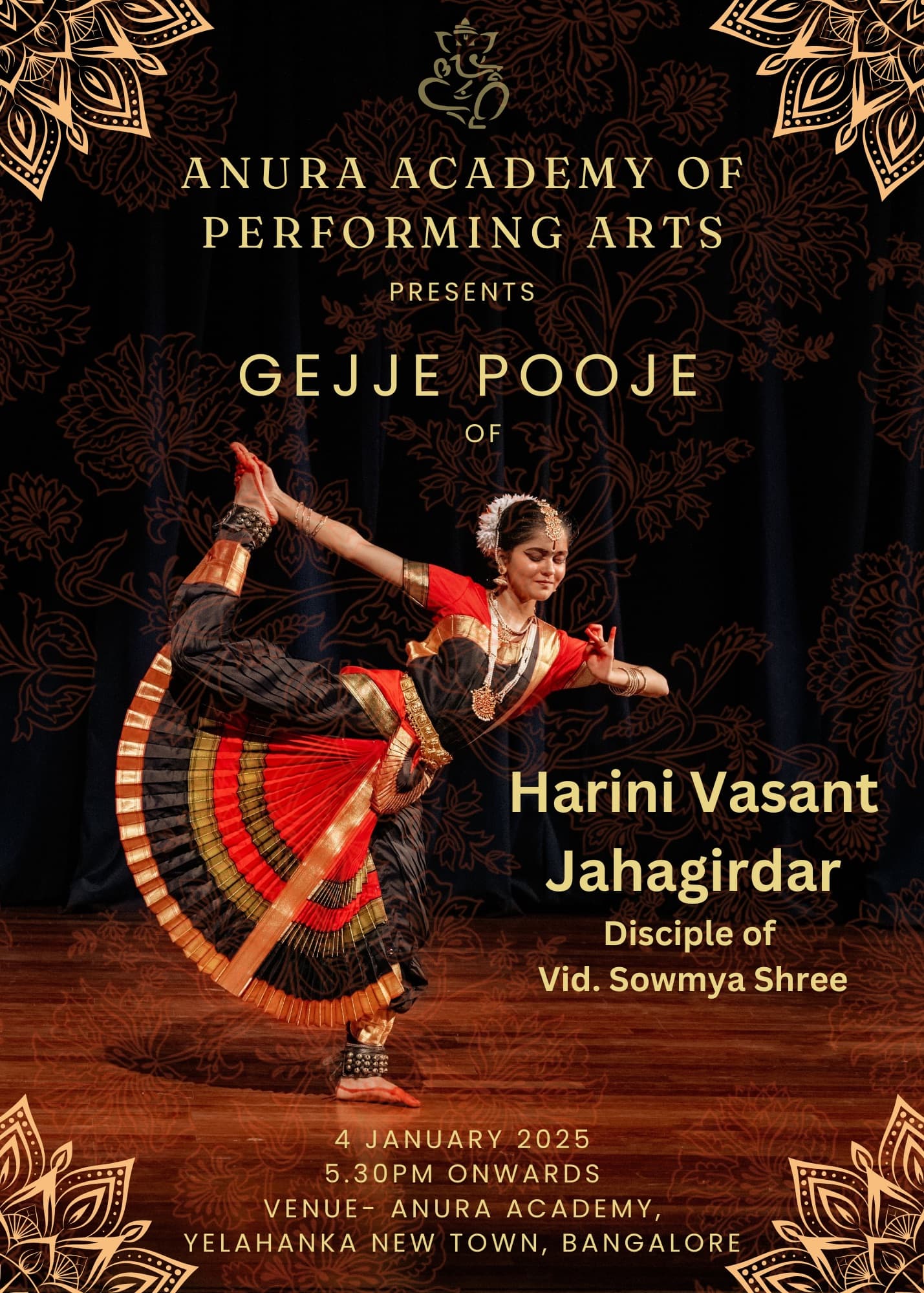 Gejje Pooje — Kum. Harini Vasant Jahagirdar